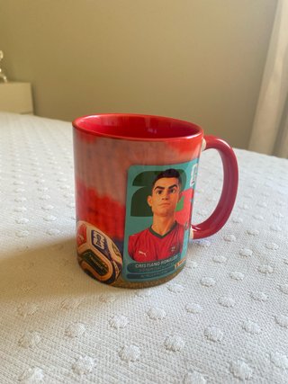 Taza Cristiano Ronaldo Mundial 2026 Roja