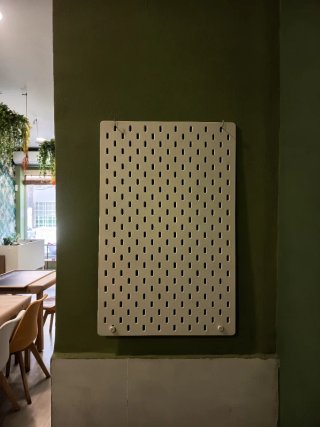 Paneles perforados para pared