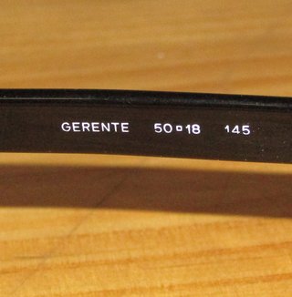 ANTIGUA MONTURA GAFAS INDO GERENTE VINTAGE