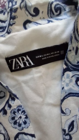 Chaqueta Zara Kimono Estampada Talla Única
