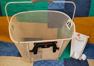 Cesta bici y soporte para colgar