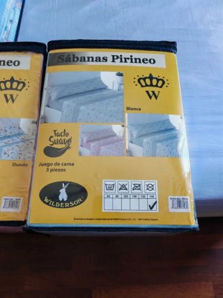 Juegos de Sábanas Pirineo Nuevos 90 y 150 cm