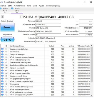 Disco Duro Externo Toshiba Canvio Partner 4TB