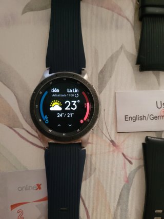 Samsung Galaxy Watch Azul Plata