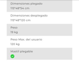 Patinete Eléctrico iScooter i10 650W