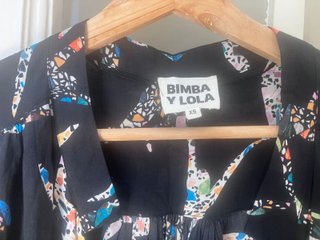 Vestido camisero BIMBA Y LOLA estampado talla XS