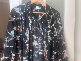 Vestido camisero BIMBA Y LOLA estampado talla XS