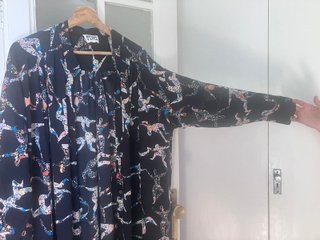 Vestido camisero BIMBA Y LOLA estampado talla XS