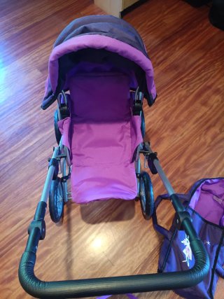 Carrito Muñecas Bayer Morado