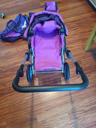 Carrito Muñecas Bayer Morado