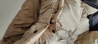 Chaqueta Zara Beige y Marrón Talla M