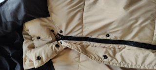 Chaqueta Zara Beige y Marrón Talla M