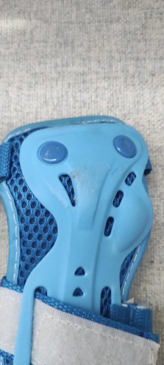 Protecciones bici/patines azul (juego completo)