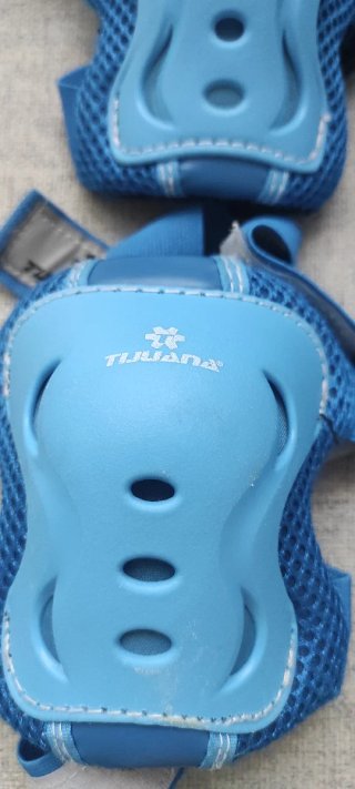 Protecciones bici/patines azul (juego completo)