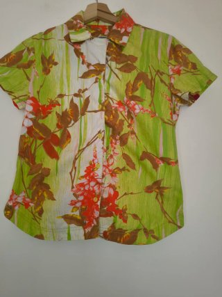 Camicia/camisa Gas Floreale Donna Y2K