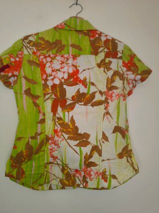 Camicia/camisa Gas Floreale Donna Y2K