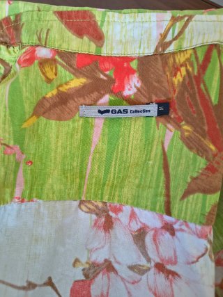 Camicia/camisa Gas Floreale Donna Y2K