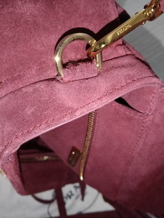 BORSA A SPALLA PRADA EXPLORE MEDIUM PELLE SCAMOSC.