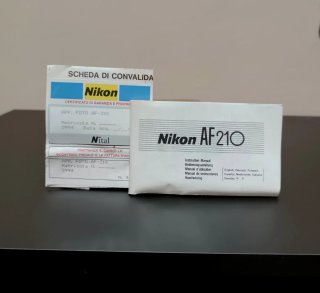 Cámara Analógica Nikon AF210 + Caja (FUNCIONA)