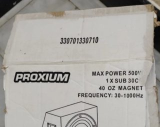 Subwoofer PROXIUM Negro
