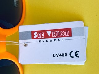 Occhiali da sole Wayfarer arancioni