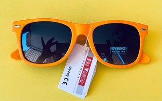 Occhiali da sole Wayfarer arancioni