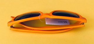 Occhiali da sole Wayfarer arancioni