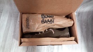 SUNNI SABBI Zapatos verde kaki Lona Algodón