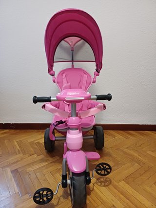 Triciclo Paseador Juguettos Niña Rosa