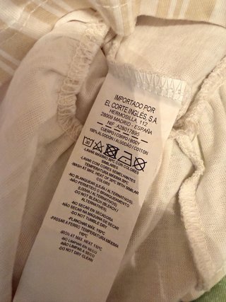 Blusa sin mangas EASY WEAR rayas S/36