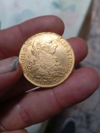 Moneda 8 Escudos España S.XVIII 1773