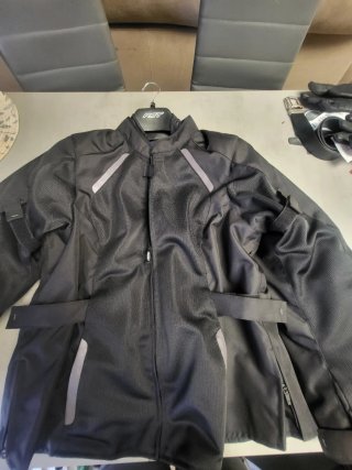 Chaqueta Moto Mujer RST 3/4 Negra/Gris Talla XL