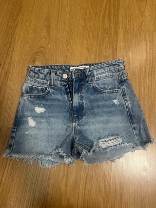 Pantalones cortos vaqueros mujer T.34