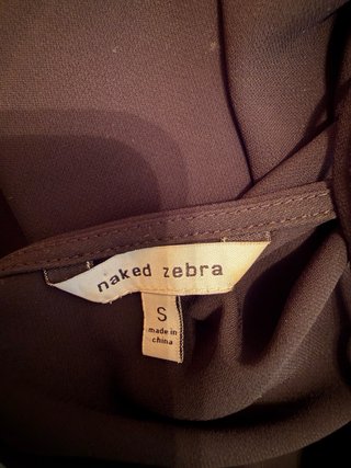 Blusa Transparente Espalda Descubierta Negra