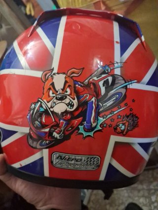 Casco Moto Nitro Racing Union Jack