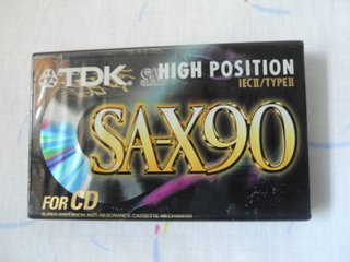 LOTE / PACK DE 3 CINTAS DE CASSETTE TDK SA-X 90