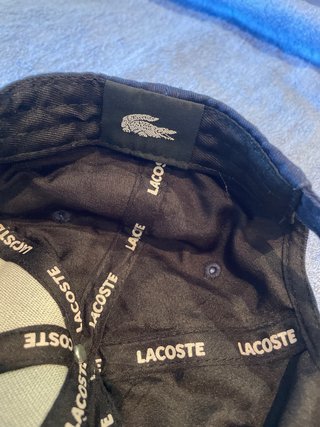 Gorra Lacoste Negra