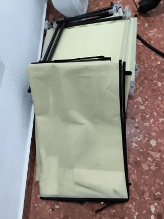 Armario de tela XL beige