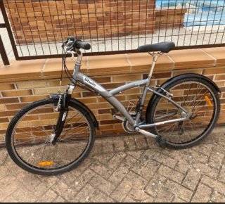 Bicicleta BTWIN Ciudad Gris