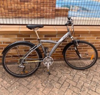 Bicicleta BTWIN Ciudad Gris