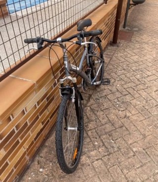 Bicicleta BTWIN Ciudad Gris