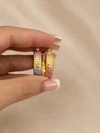 Pendientes Aro Multicolor