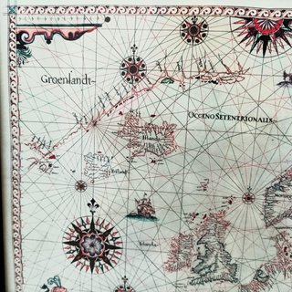 Láminas decorativas de mapas antiguos (4 uds)