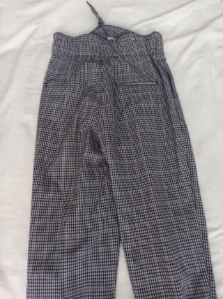Pantalones Salsa a cuadros con cinturón Talla XS