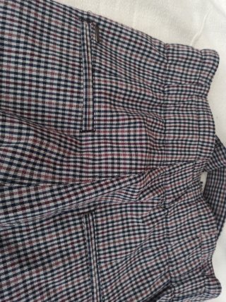 Pantalones Salsa a cuadros con cinturón Talla XS