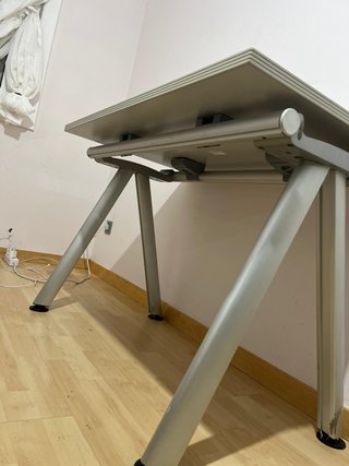 Mesa de estudio madera y metal