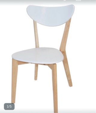 Sillas Ikea Blancas y Madera