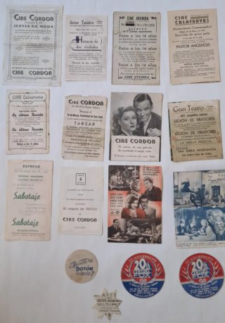 Lote 32 programas cine años 40