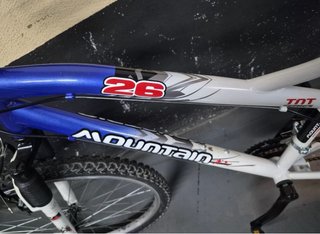 Bicicleta de Montaña 26 Blanca y Azul