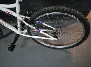 Bicicleta de Montaña 26 Blanca y Azul